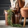 imageSullivans Christmas Garland 9 Ft Arborvitae Garland Realistic LifeLike Green with Pinecones Garland Indoor Holiday Dcor Perfect for Fireplace Mantle Weddings Dining ampamp Living Room Winter Garland9
