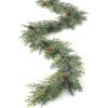 imageSullivans Christmas Garland 9 Ft Arborvitae Garland Realistic LifeLike Green with Pinecones Garland Indoor Holiday Dcor Perfect for Fireplace Mantle Weddings Dining ampamp Living Room Winter Garland5 Ft