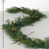 imageSullivans Christmas Garland 9 Ft Arborvitae Garland Realistic LifeLike Green with Pinecones Garland Indoor Holiday Dcor Perfect for Fireplace Mantle Weddings Dining ampamp Living Room Winter Garland9