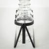 imageSullivans Glass Bottle Vase in Metal Frame Set of 2 Vases for Decor Modern Home Decor Vases for Centerpieces Mantle Tabletop Accent Table Vases Living Room Bedroom Kitchen Entryway DecorSet of 3