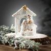 imageSullivans Holy Family Creche Figurine Christmas Mother Mary Jesus Joseph Traditional Christmas Story Nativity Scene Collectible GiftHoly Family Manger