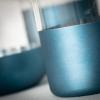 imageSullivans Metallic Blue Glass Bottle Set Home Dcor Accents Living Room Dcor and Accessories Table and Mantle Decorations