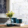 imageSullivans Metallic Blue Glass Bottle Set Home Dcor Accents Living Room Dcor and Accessories Table and Mantle Decorations