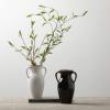 imageSullivans Modern Vase with Handles Modern Home Decor Flower Vase Ceramic Vases for Your Living Room Home Office and Kitchen Minimalist Shelf Decor Vases for Real or Fake Flowers CM3125 WhiteWhite