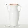 imageSullivans Modern Vase with Handles Modern Home Decor Flower Vase Ceramic Vases for Your Living Room Home Office and Kitchen Minimalist Shelf Decor Vases for Real or Fake Flowers CM3125 WhiteWhite