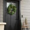 imageSullivans Prelit 24quot Christmas Wreath Christmas Decor Flocked Christmas Door Wreath with Lights Lighted Pine Christmas Wreath Christmas Decorations Pinecones Gold Accents and Battery TimerTraditional