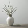 imageSullivans Textured 8quot Tall Round Vase Modern Home Decor White Flower Vase Vases for Real or Fake Flowers Living Room Bedroom and Office Decor Decorative Ceramic Vases for Room Decor CM3124