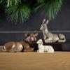 imageSullivans Three Wise Men Nativity Set of 3 Nativity Scene Hand Painted Nativity Sets for Christmas Tabletop Desk Display Christmas DecorAnimals