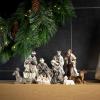 imageSullivans Three Wise Men Nativity Set of 3 Nativity Scene Hand Painted Nativity Sets for Christmas Tabletop Desk Display Christmas DecorAnimals