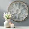 imageSullivans White Ceramic Flower Vase Modern Home Decor Vases for Flowers Vases for Centerpieces Mantle Tabletop Accent Table Vases Kitchen Living Room and Office Decor CM3142Ivory
