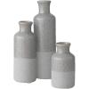 imageSullivans Ceramic Vase Set Modern Home Decor Decorative Vase Vases for Your Kitchen Bedroom Office Living Room Bathroom ampamp Shelf Decor Centerpiece Table Decorations Small Vases CM3038Gray