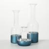 imageSullivans Metallic Blue Glass Bottle Set Home Dcor Accents Living Room Dcor and Accessories Table and Mantle Decorations