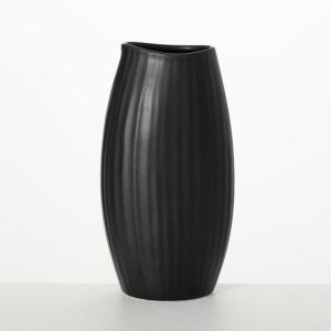 imageSullivans Black Ceramic Vase Black Flower Vases Home Dcor 9 Tall Black Vase Modern Flower Vase for Centerpieces Living Room Decor CM3116Black