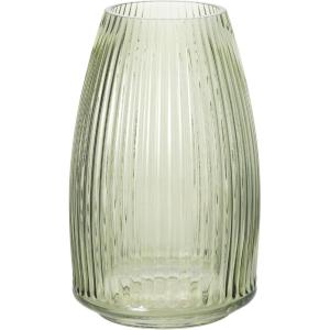 imageSullivans Black Smoked Ribbed Glass Vase Flower Vase for Modern Home Decor Minimalist Glass Vase for Shelf and Table Vases for Centerpieces Living Room Bedroom Kitchen and Office Decor G8479Green