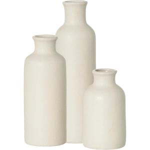 imageSullivans Ceramic Vase Set Modern Home Decor Decorative Vase Vases for Your Kitchen Bedroom Office Living Room Bathroom ampamp Shelf Decor Centerpiece Table Decorations Small Vases CM3038Matte White