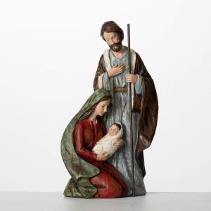imageSullivans Holy Family Figurine Set Christmas Mother Mary Jesus Joseph Traditional Christmas Story Nativity Scene Collectible GiftHoly Family