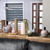 imageSullivans 12quot Matte Blush Pink Scalloped Vase Home Dcor Accents Tabletop Vases Living Room Dcor Mantle and Entryway Vases