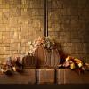 imageSullivans 24 Inch Mixed Leaf Wreath Christmas Artificial Wreath Winter Wreath Front Door Wreaths Indoor ampamp Outdoor Wreaths Door Entryway Porch DcorMini Maple Leaf