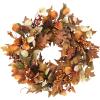 imageSullivans 24 Inch Mixed Leaf Wreath Christmas Artificial Wreath Winter Wreath Front Door Wreaths Indoor ampamp Outdoor Wreaths Door Entryway Porch DcorMedium Mixed Leaf