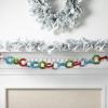 imageSullivans 5 Blue Green Red Link Garland Christmas Garlands Perfect for Christmas Trees Fireplace Mantels Dining and Living Rooms