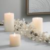 imageSullivans 5 White Cypress Garland Christmas Decor Artificial Greenery Perfect for Fireplace Mantels Dining and Living RoomsGD1473
