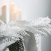 imageSullivans 5 White Cypress Garland Christmas Decor Artificial Greenery Perfect for Fireplace Mantels Dining and Living RoomsWhite Cypress