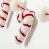 imageSullivans 6 Natural Wood Beaded Snowflake Garland Christmas Garlands Perfect for Christmas Trees Fireplace Mantels Dining and Living RoomsCandy Cane