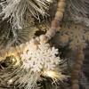 imageSullivans 6 Natural Wood Beaded Snowflake Garland Christmas Garlands Perfect for Christmas Trees Fireplace Mantels Dining and Living RoomsSnowflake