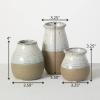 imageSullivans Bud Vases Farmhouse Mantle ampamp Shelf Decor Decorations for Living Room Bathroom Kitchen ampamp Office Coffee Table Decor Petite Boho Vases Rustic Decor For Your Home CM2583Twotoned