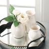 imageSullivans Bud Vases Farmhouse Mantle ampamp Shelf Decor Decorations for Living Room Bathroom Kitchen ampamp Office Coffee Table Decor Petite Boho Vases Rustic Decor For Your Home CM2583Distressed White