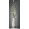imageSullivans Ceramic Striped Gray and White Vase  One 12quot H Ceramic Vase CM2788
