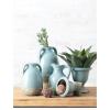 imageSullivans Ceramic Urns Blue Distressed Planter Urns  Set 2 CM2891