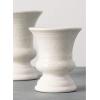 imageSullivans Ceramic Vases White Speckled Country Style Planter Urns Set 2 CM2878