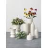imageSullivans Ceramic Vases White Speckled Country Style Planter Urns Set 2 CM2878