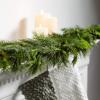 imageSullivans Christmas Garland 4 Ft Cedar Garland Frosted Blue Cedar Greenery Garland Indoor Holiday Dcor Perfect for Fireplace Mantle Weddings Dining and Living RoomGD1559