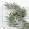 imageSullivans Christmas Garland 4 Ft Cedar Garland Frosted Blue Cedar Greenery Garland Indoor Holiday Dcor Perfect for Fireplace Mantle Weddings Dining and Living RoomFrosted Blue Cedar