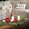 imageSullivans Christmas Garland 6 Ft Pine Garland Soft Touch Greenery Garland Indoor Holiday Dcor Perfect for Fireplace Mantle Weddings Dining and Living RoomDusted Pine