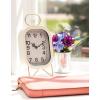 imageSullivans Classic Style Minimalist White Desk Clock  Decor for Work Desk Home Office CLK197
