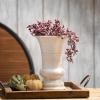 imageSullivans Modern Farmhouse Decorative Ceramic Vase Distressed Decoration for Table Dcor OffWhite Crackled Finish Faux Floral Vase CM2335