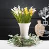 imageSullivans Modern Farmhouse Decorative Ceramic Vase Distressed Decoration for Table Dcor OffWhite Crackled Finish Faux Floral Vase CM2335