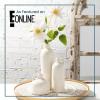 imageSullivans Modern Farmhouse Distressed TwoToned White Small Ceramic Jug Set of Three 3 4 75 10 Tall Crackled Finish Faux Floral Jugs Distressed DecorationWhite