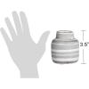 imageSullivans Set of 3 Ceramic Striped Bottle Vase 7quot H 525quot H ampamp 35quot H Gray Vases Vase Set Ceramic Vases Home Decor Accents