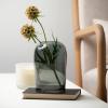 imageSullivans Smoked Glass Vase Flower Vase for Modern Home Decor Minimalist Vase for Shelf and Table Vases for Centerpieces Living Room Bedroom Kitchen and Office Decor G844875