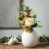imageSullivans White Ceramic Flower Vase Modern Home Decor Vases for Flowers Vases for Centerpieces Mantle Tabletop Accent Table Vases Kitchen Living Room and Office Decor CM3137Ivory