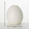 imageSullivans White Ceramic Flower Vase Modern Home Decor Vases for Flowers Vases for Centerpieces Mantle Tabletop Accent Table Vases Kitchen Living Room and Office Decor CM3137Ivory
