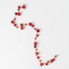 imageSullivans 4 Red Mixed Red Jingle Bell Garland Christmas Garlands Perfect for Christmas Trees Fireplace Mantels Dining and Living Rooms
