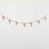 imageSullivans 6 Natural Wood Beaded Snowflake Garland Christmas Garlands Perfect for Christmas Trees Fireplace Mantels Dining and Living RoomsCandy Cane