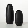 imageSullivans Black Vase Set Modern Home Decor Ceramic Vases for Home Decor Black Vases for Fake or Real Flowers Minimalist Living Room Decor Decorative Vase Set for Your Shelf and Mantle CM3122