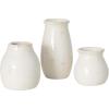 imageSullivans Bud Vases Farmhouse Mantle ampamp Shelf Decor Decorations for Living Room Bathroom Kitchen ampamp Office Coffee Table Decor Petite Boho Vases Rustic Decor For Your Home CM2583Distressed White