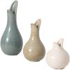 imageSullivans Ceramic Vase Set  3 Small Bud Vases Rustic Home Dcor Modern Farmhouse Ideal Shelf Dcor Table Dcor Bookshelf Mantle Entryway  MultiColor CM2966Multicolor